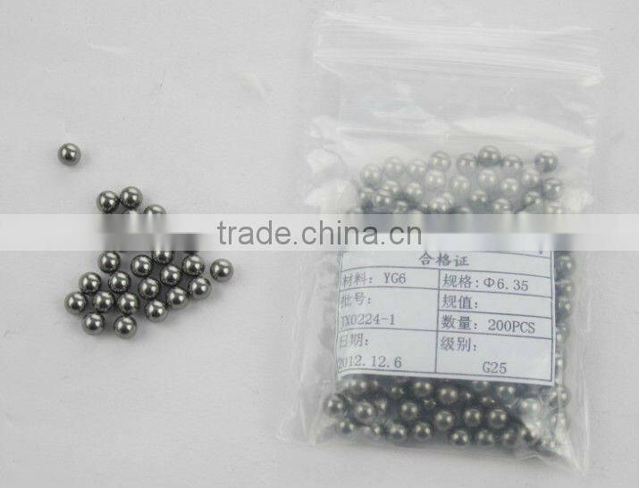 Tungsten carbide ball for export various size