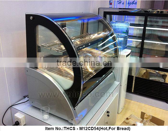 Free Standing Pastry Display Cases/Pastry Shop Equipment/Dessert Display Case
