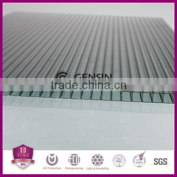 Haining UV blocking 6mm Polycarbonate Hollow Sheet
