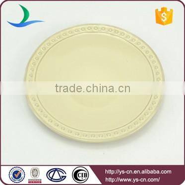 New product embossed fashion ceramic turkish dinnerware