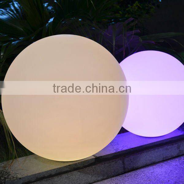 60cm Color Changing Glass Christmas Ball with LED Light