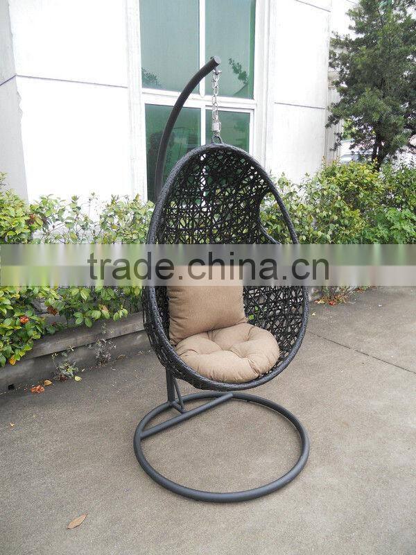 Fashionable Wicker Woven Indoor Rattan swing egg chair