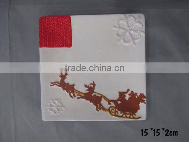 ceramics festive atmosphere refrigerator magnet