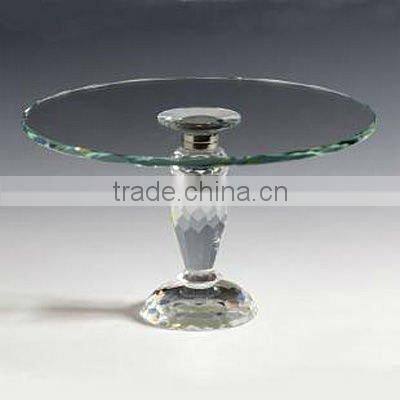 popular wedding table crystal cake stand