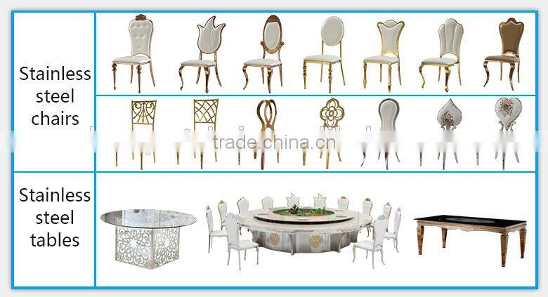 New model noble wedding use white leather banquet chair