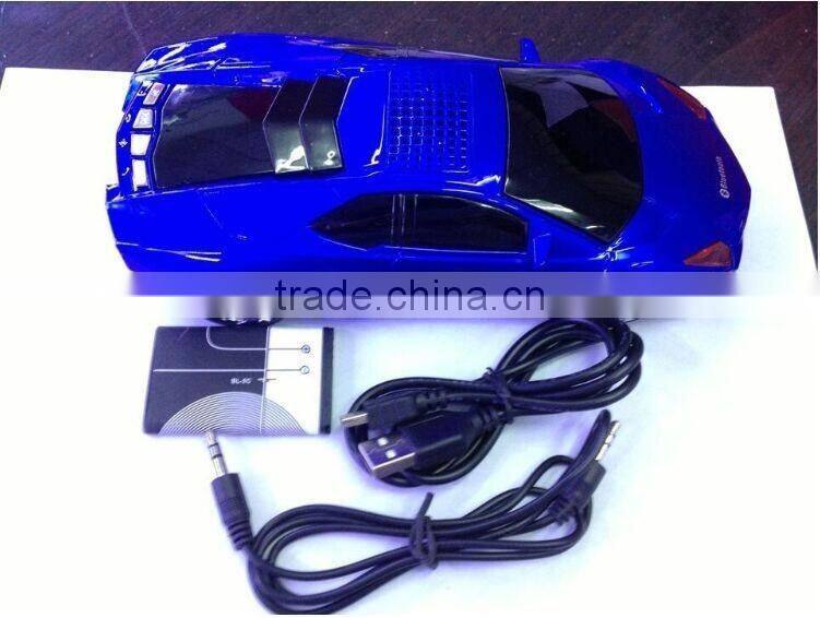 2016 Newest Car Shape Bluetooth speaker In Car Shape Support TF card Bluetooth Speaker