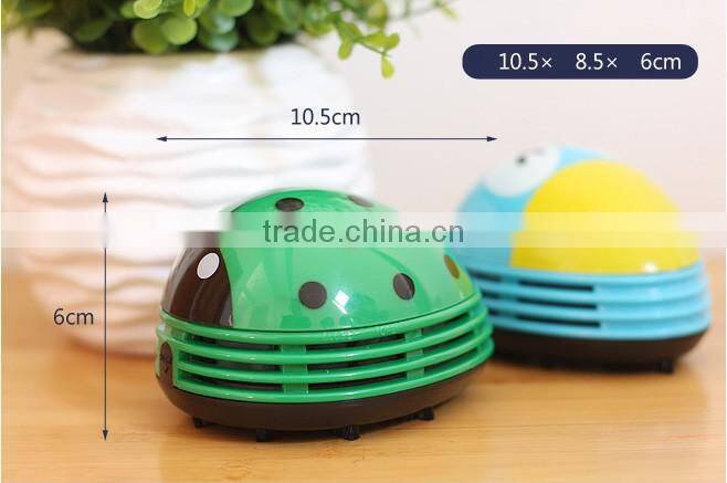 plastic office portable battery powered Mini Desktop Vacuum Cleaner