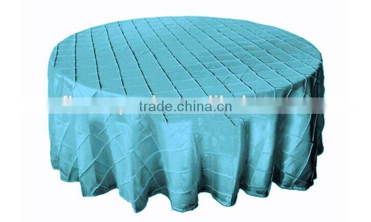 132" Round Bronze Pintuck Tablecloths