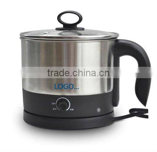 Supply fashion stainless steel electric kettle stock small order