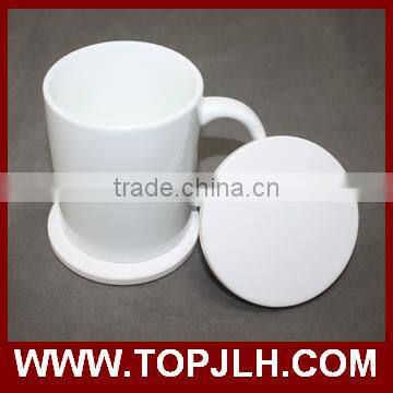blank porcelain coaster for dye sublimation for porcelain cup coaster