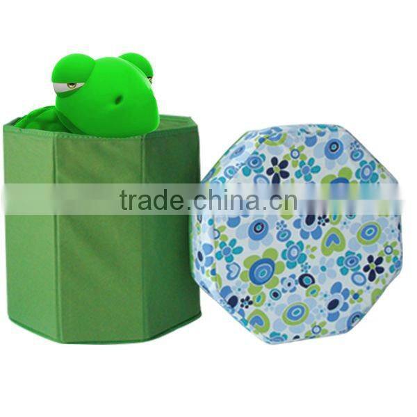 multi-function folded storage box stool