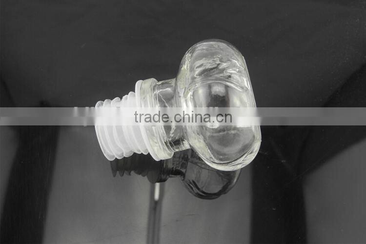 glass vodka wine bottles with cork lid TY42