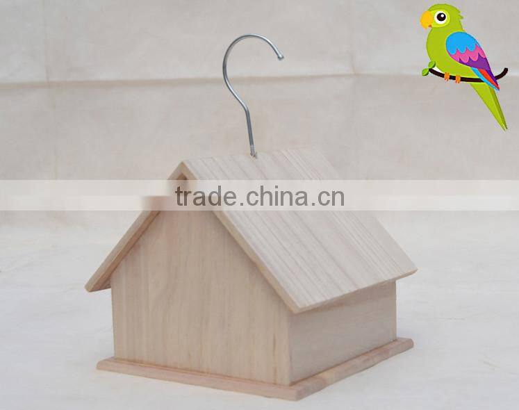 solid wood hot selling parrot bird house outdoor garden indoor bird house