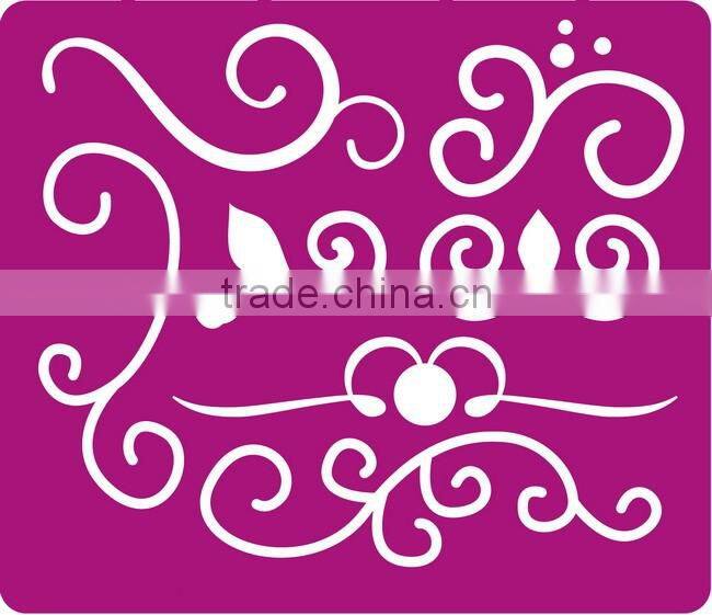 Beautiful Plastic Drawing Stencil Designs For Painting