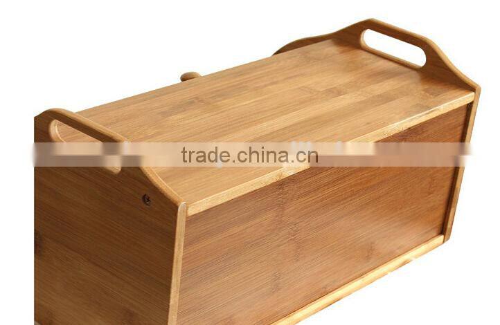 bamboo bread box,kitchen bread box,wooden bread box