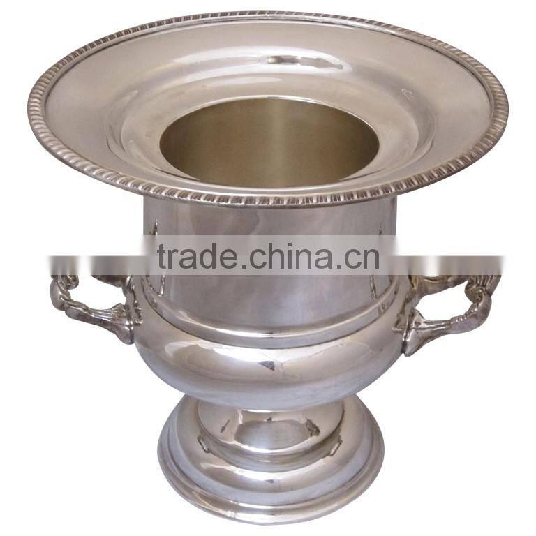 silver plated elephant design handle champagne