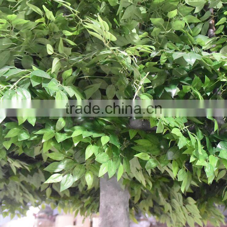 New Hotsale Artificial Large Green Outdoor Topiary Ficus Tree Self Customized Fake Green Ficus/Banyan Tree