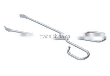 OASIS Food tong iron with powder coating plastic coating handle