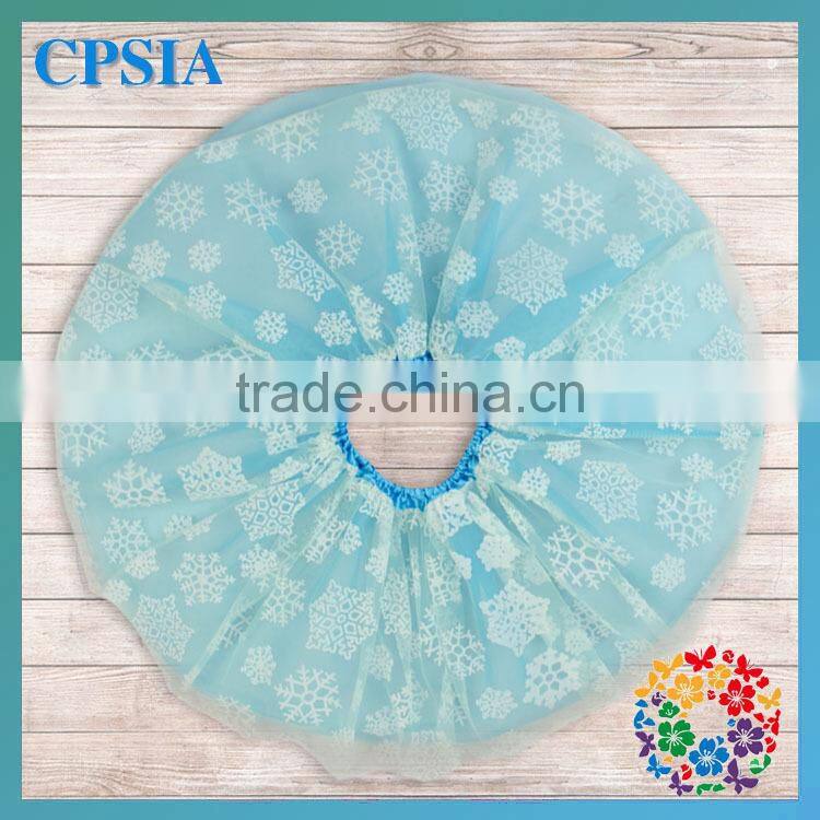 Snowflake Children Tulle Skirt Baby Boutique Wholesale Professional Ballet Tutus