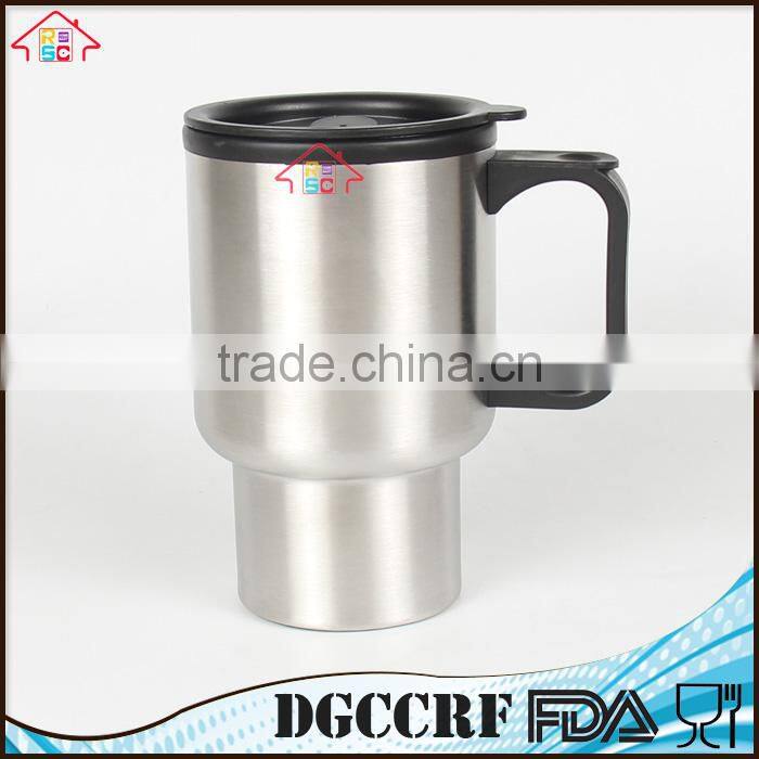 NBRSC 14oz stainless steel tralve cofee tumbler,Stainless Steel Car Travel Mug, travel mug with handle