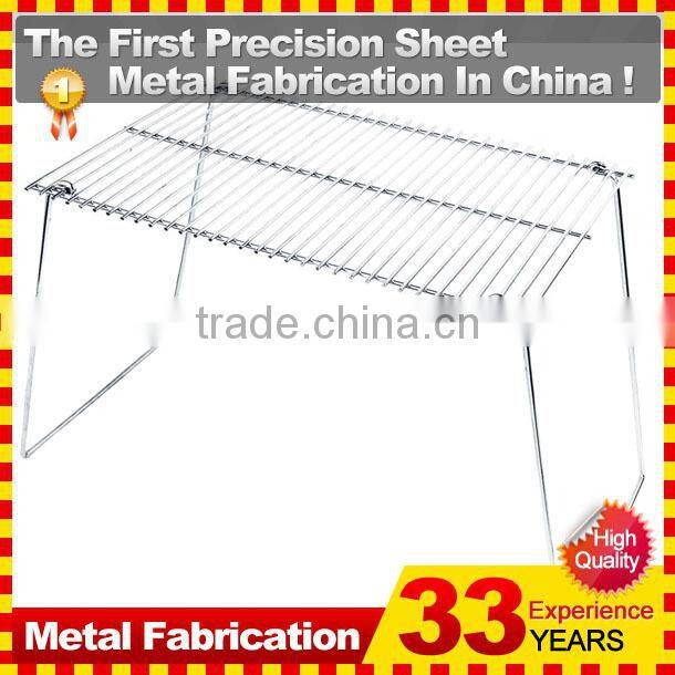 METAL MINI GRILL BARBEQUE FOLDING TABLE