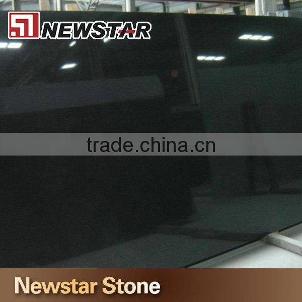 Newstar black galaxy indian granite black mirror kitchen countertops