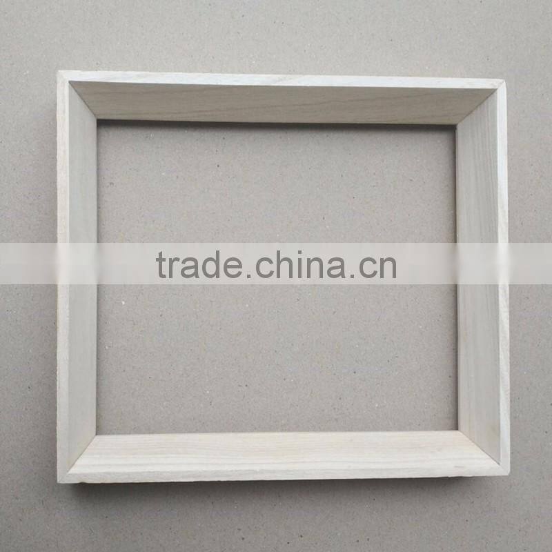 cheap 1.8*4.5cm paulownia stretcher bar for photo frame