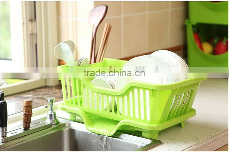 Double kitchen multifunctional cupboard drain dish rack/tableware rack water filter basket