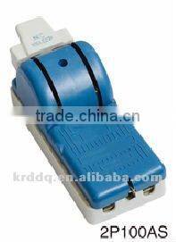 Ceramic knife switch with double and single throw 3P