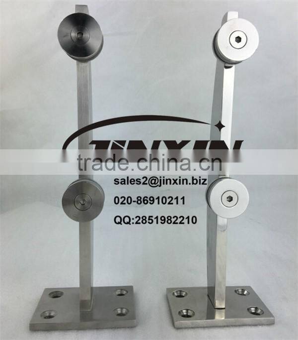 JINXIN custom 316 stainless steel spigots glass railing / glass fencing australia clamp