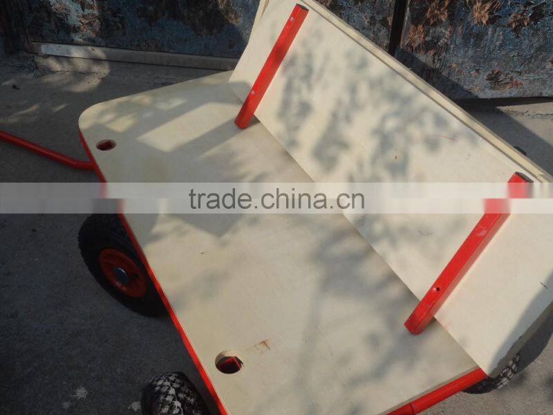 WOODEN TOOL CART TC1812 with removable tarpaulin
