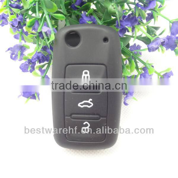 Top!!!For Volkswagen 3 buttons smart remote key,car key key case