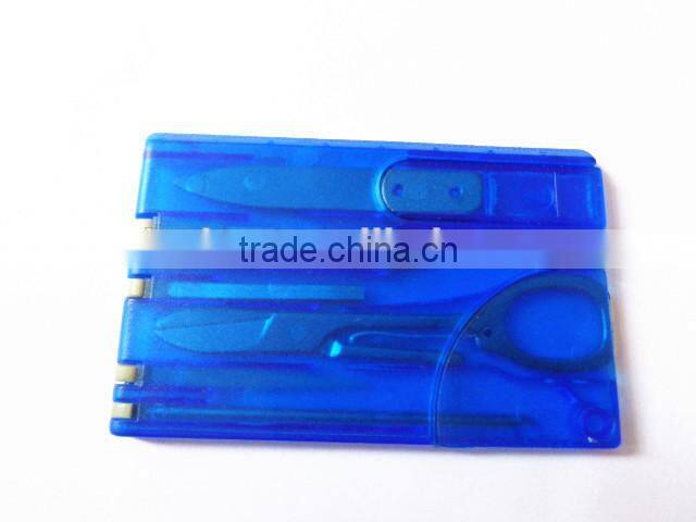 Promotional gift Multifunction tools card , Credit card tool set 7 in 1