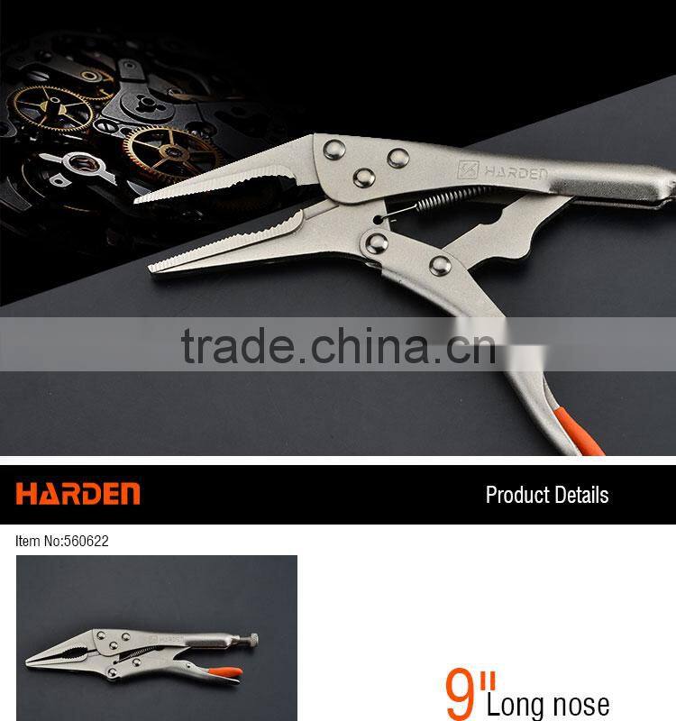 Professional Long Nose Straight Jaw Locking Pliers