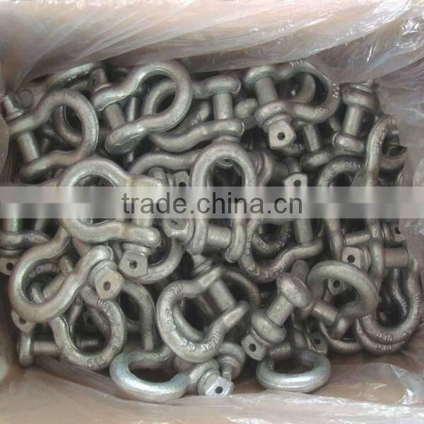 D shackle for anchor chain