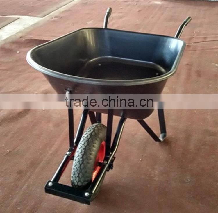 2016 hot selling plastic wheel barrow used in building and farming