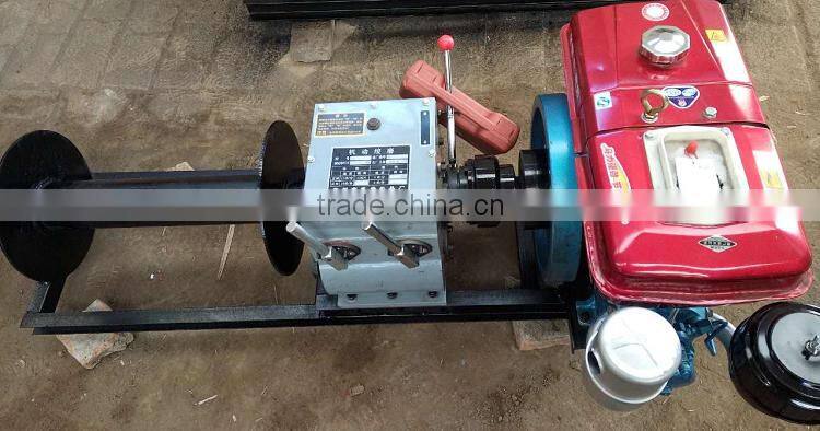 30-50M wire rop cable winch made in China/ 3T gasoline power cable winch