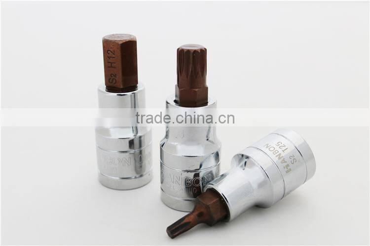 Pattern screwdriver sleeve, Flower Screwdriver Socket,12.5MM Screwdriver Socket