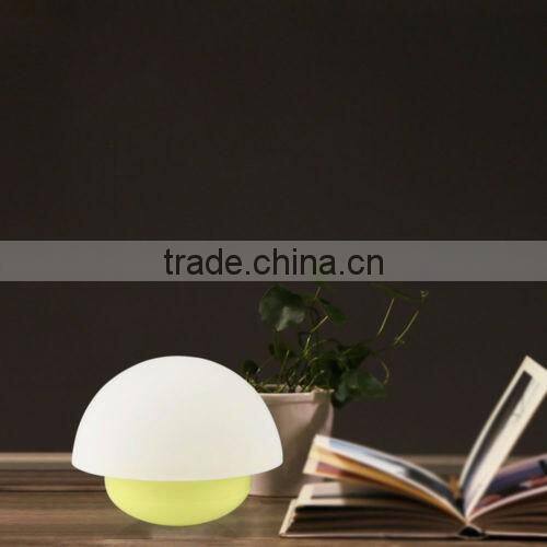 7 Color Touch Sensor Dimmable Lamp Yellow Tumbler Mushroom LED Kids Night Light
