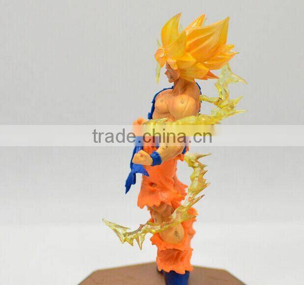 Seven dragon ball Wukong Super Saiyan battle turned toys toy doll model