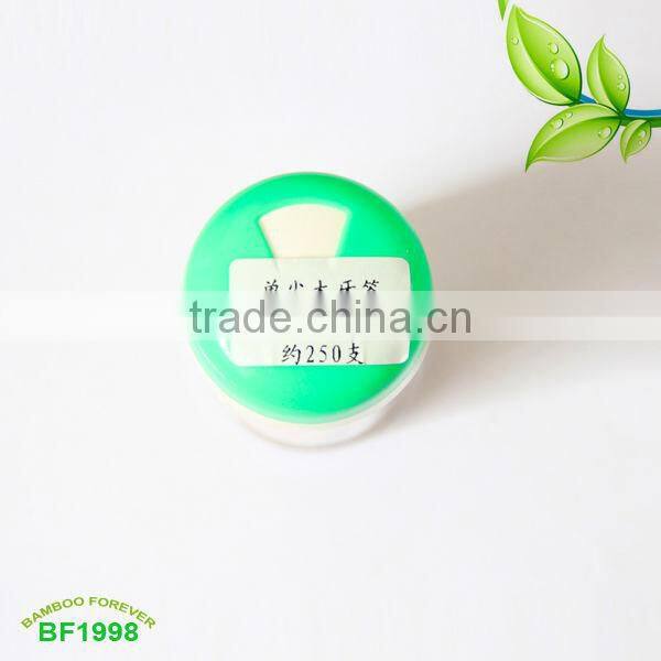 250pcs per Green Core Jar two point wooden toothpick