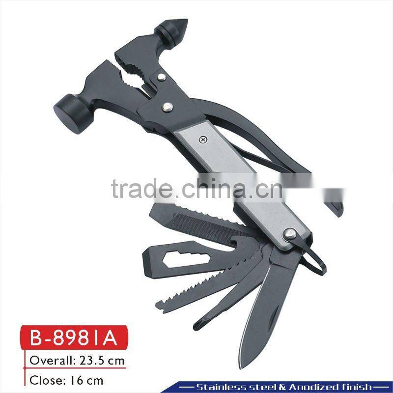 2014 New design multi stainless steel hammer wrech hand tools B-8951A