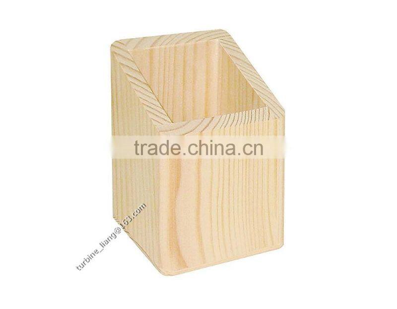 wooden pencil and brush holders