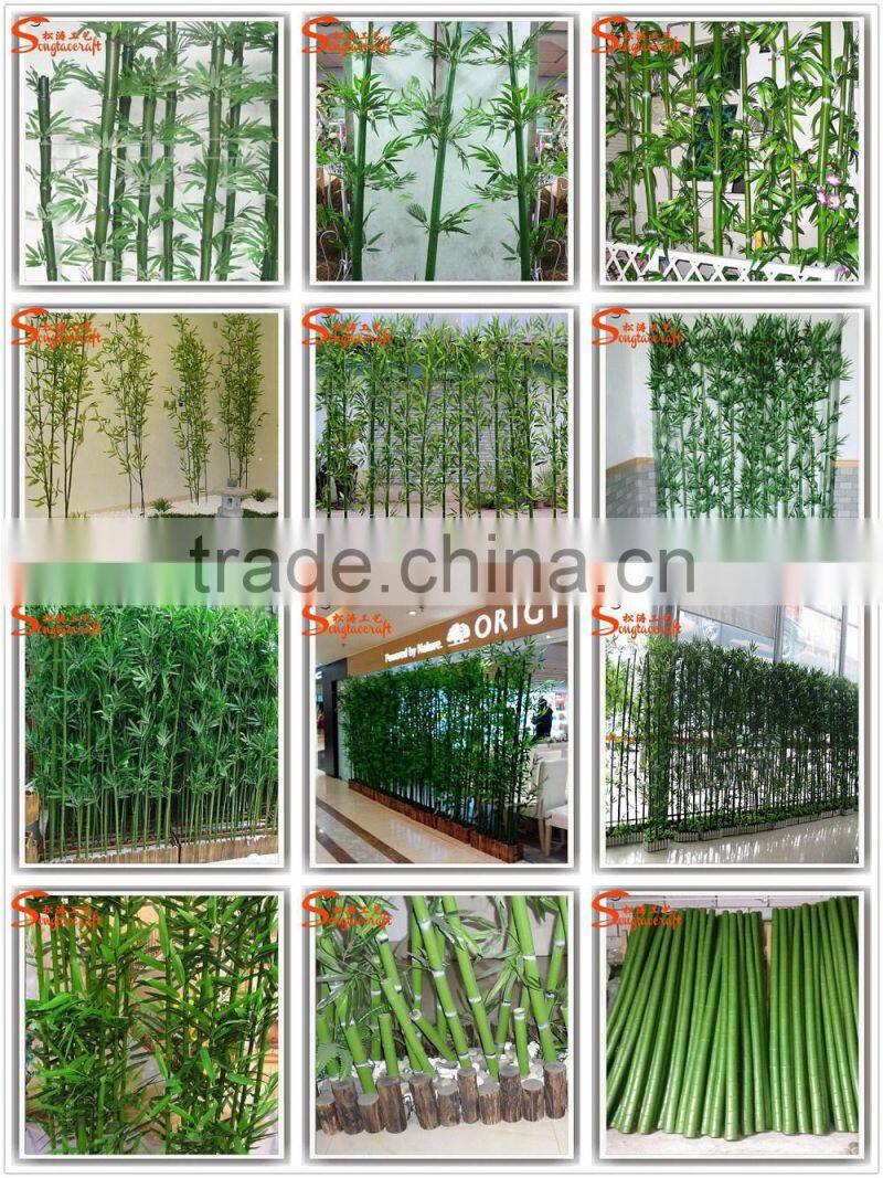 Wholesale bamboo poles sale artificial bamboo plant plastic artificial bamboo poles