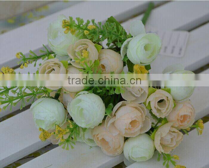 fabric artificial flower bunch