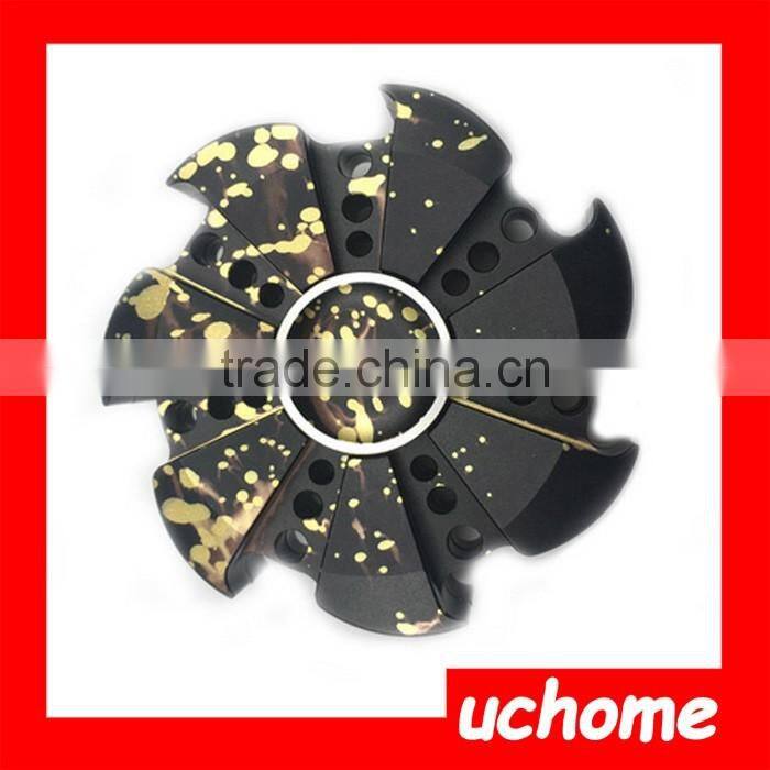 UCHOME high quality 608 ceramic bearing fidget hand spinner toy titanmium metal brass DIY