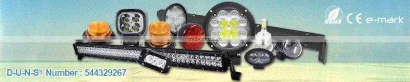 Square 4" 24w defender led headlight 12v 24v waterproof driving utility lights led for cars