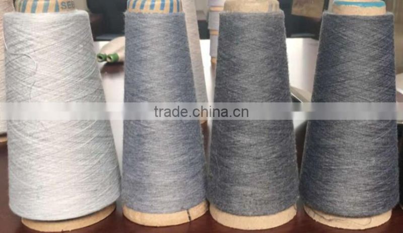 100% Polyester Spun Yarn (Close Virgin) 30s/1 Melange Grey