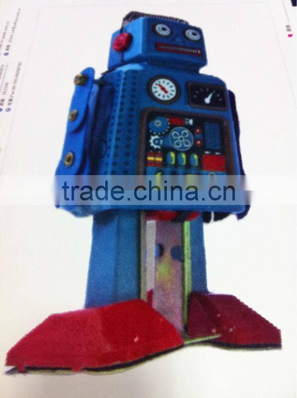 customized heat transfer flocking/flocking patch/flocking label