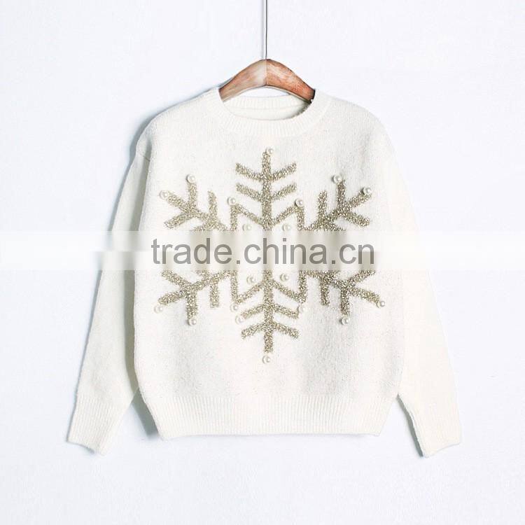 2017 Fashion Sweater New Design Winter Women Knitted Pullover Christmas Sweater
